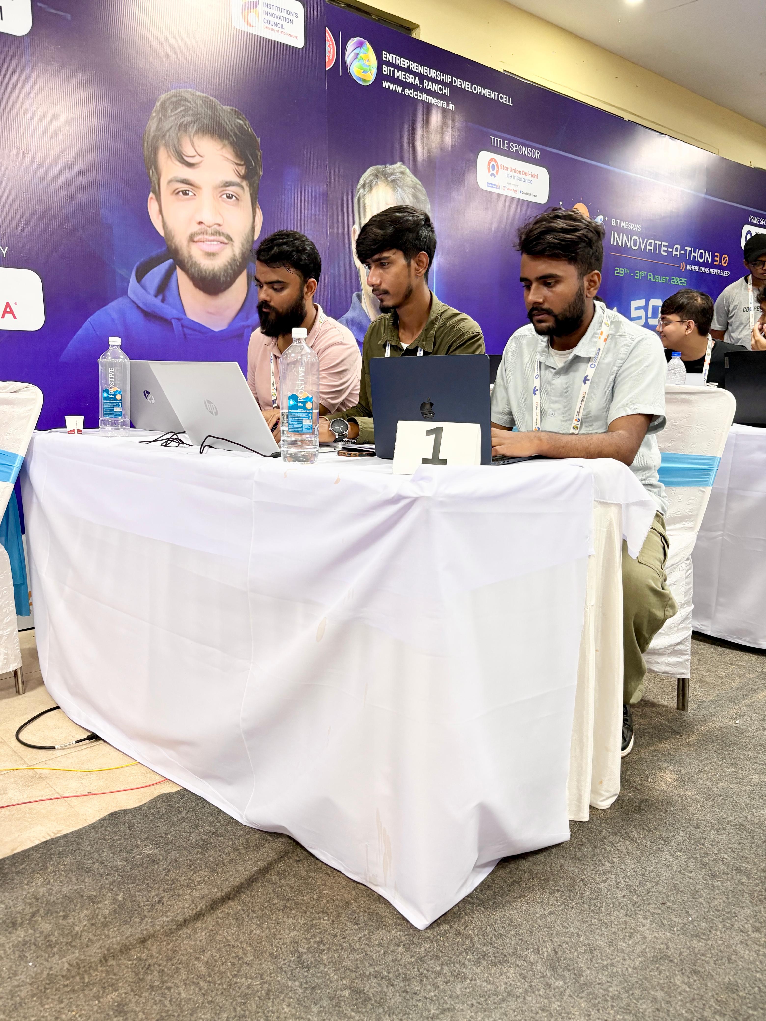 Team Airavat working the build